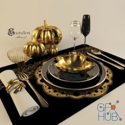 3D model Dining ware Sundos