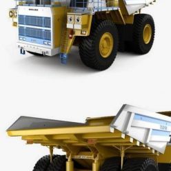 3D model Dump Truck 2016 BelAZ 75310