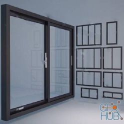 3D model Window set (max)