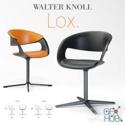 3D model Walter Knoll Lox Chair