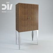 3D model Bar cabinet CAYMAN by DV homecollection