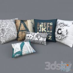 3D model Modern decorative pillows