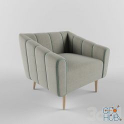 3D model Munna Houston Armchair