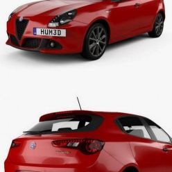 3D model Hum 3D Alfa Romeo Giulietta 2016