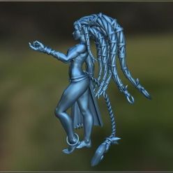 3D model ﻿Shiva Final Fantasy X D&D Miniature – 3D Print