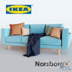 3D model Sofa Norsborg by IKEA