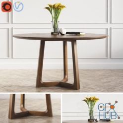 3D model Concorde Round Dinning Table Poliform