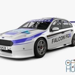 3D model Ford Falcon (FG) V8 Supercars 2015 car