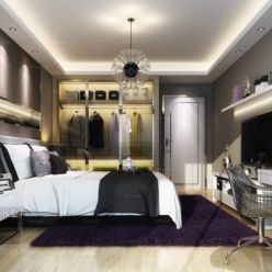 3D model Bedroom Space A026