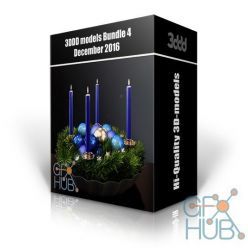 3D model 3DDD models – Bundle 4 December 2016