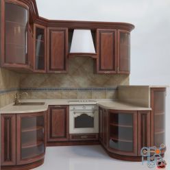 3D model Kitchen Klio (max 2013 Corona)