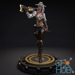 3D model Ashe - Overwatch