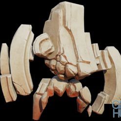 3D model Stone Golem