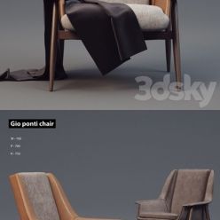 3D model Gio ponti chair