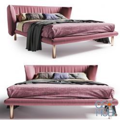 3D model Bolzan Jill bed (3ds max 2013 Corona)