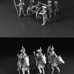 3D model 7 Years War Russian army – 3D Print