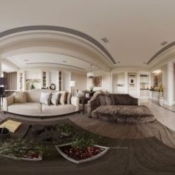 3D model American Style Interior 026