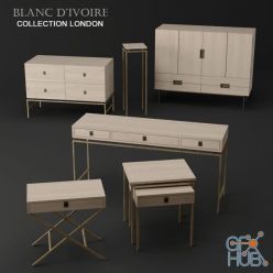 3D model blancdivoire - LONDON collection