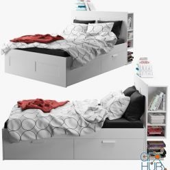 3D model BRIMNES bed by IKEA