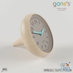 3D model Horloge Toupie à poser