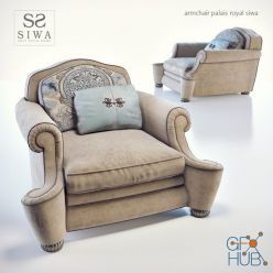 3D model Armchair palais royal siwa