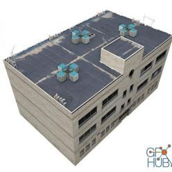 3D model Building Russian Hospital