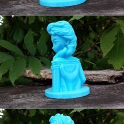 3D model Elsa Bust – 3D Print