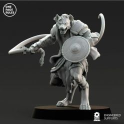 3D model One Page Rules - Beastmen Tamer – 3D Print