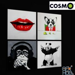 3D model Paintings Cosmo