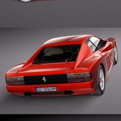 3D model Ferrari 512TR 1991-1996
