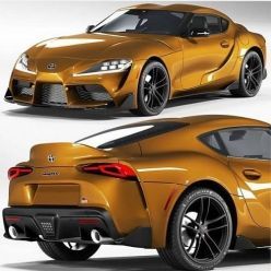 3D model Car Toyota Supra GR 2020 (Complete)