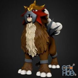 3D model Legendary Pokemon Entei – 3D Print