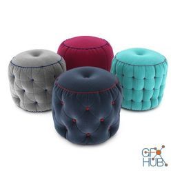 3D model Pouf collection 05