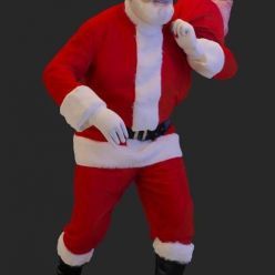 3D model Santa Claus Pose 04