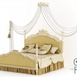 3D model Modenese Gastone 14214 double bed