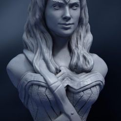 3D model Wonder Woman Bust – 3D Print