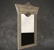 3D model Manor House Whitewashed, Salvaged Boat Wood Leaner mirrors by Restoration Hardware