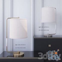 3D model Visual Comfort table lamps BBL3070SB-S BBL3070SS-S