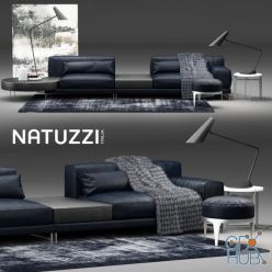 3D model Sofa Natuzzi Italia Ido
