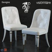 3D model Chair Sevigne Visionnaire