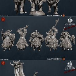 3D model Head Hunters Miniatures August 2021 – 3D Print