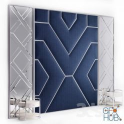 3D model Soft panel with mirror