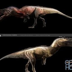 3D model Torvosaurus tanneri PBR