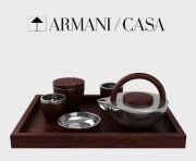 3D model Gange tea set from ARMANI CASA
