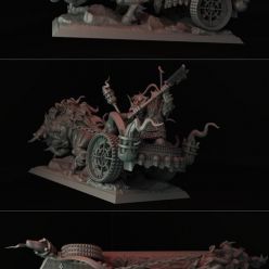 3D model Chaos Dwarf Chariot – 3D Print