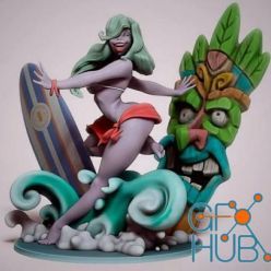 3D model Beach Girl – 3D Print