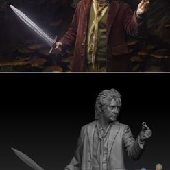 3D model The Hobbit Bilbo Baggins – 3D Print
