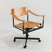 3D model Mid-Century office chair by Atelier Viollet