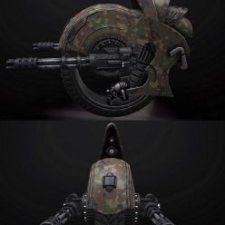 3D model Military drone PBR