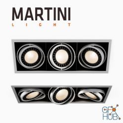 3D model Spot triple Martini light